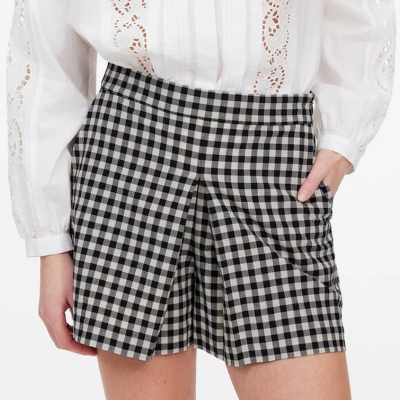 Madewell Pants - Madewell Gingham Mini Skort Size 00